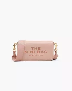 Кожаная мини-сумка Marc Jacobs, розовый