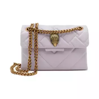 Кожаная мини-сумка на плечо Kensington Kurt Geiger, лавандовый