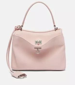 Кожаная мини-сумка Rodeo Balenciaga, Suede Pink