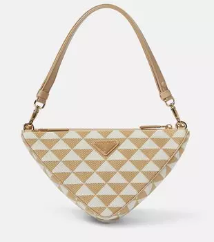 Кожаная мини-сумка Symbole Prada, Corda+Talco