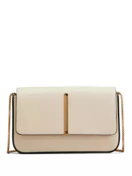 Кожаная мини-сумка TOD'S, белый