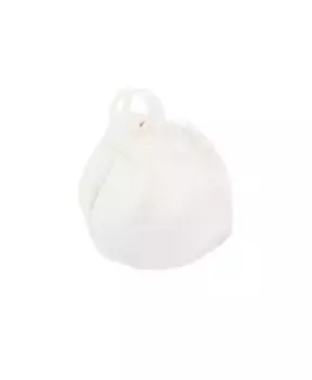 Кожаная мини сумка ведро Jil Sander, белый