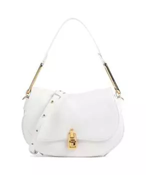 Кожаная наплечная сумка Cocinelle Magie Soft, белый