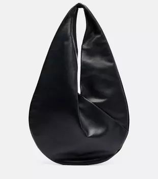 Кожаная наплечная сумка Ora Aesther Ekme, 101 Black