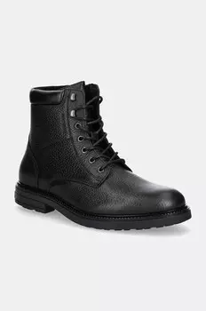 Кожаная обувь Tommy Hilfiger HILFIGER OUTDOOR WARM LTH BOOT, черный