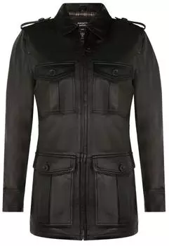 Кожаная парка-сафари-Mesa Green Infinity Leather, черный