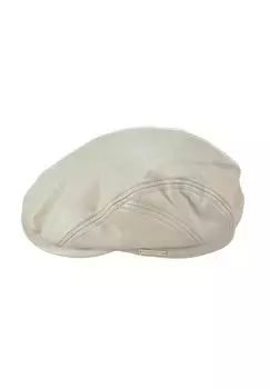 Кожаная плоская кепка 18330-0 SEEBERGER, цвет Rauchgrau