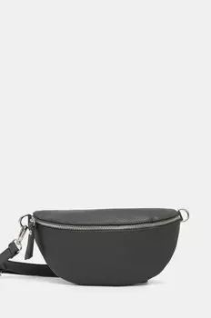 Кожаная поясная сумка Answear Lab, зеленый