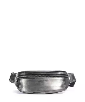 Кожаная поясная сумка chudy silverstone Liebeskind, черный