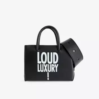 Кожаная поясная сумка gone with the wind Moschino, черный