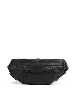 Кожаная поясная сумка power field Depeche, черный