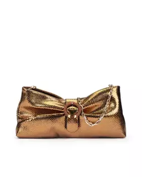 Кожаная праздничная сумка с магнитом Pedro Miralles, коричневый