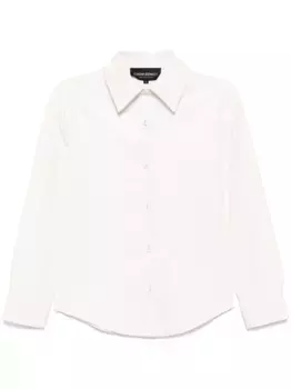 Кожаная рубашка Cynthia Rowley, белый