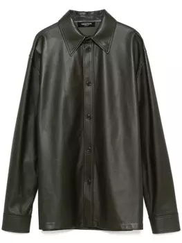 Кожаная рубашка Fabiana Filippi, зеленый