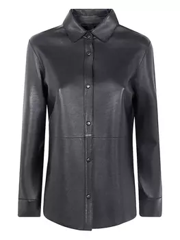 Кожаная рубашка The Jackie Leathers, коричневый