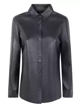 Кожаная рубашка The Jackie Leathers, коричневый