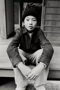 Кожаная рубашка ZARA, коричневый