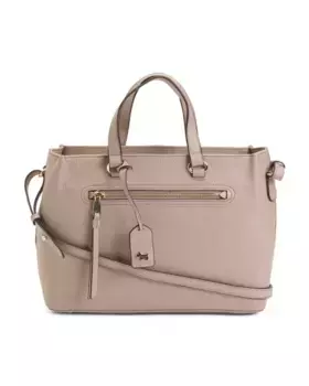 Кожаная ручка Pickwick среднего размера на молнии Radley London, цвет Espresso