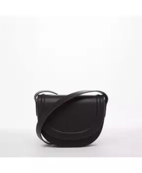 Кожаная седельная сумка через плечо, женская сумка Black Crossbody Purse SUSU