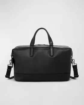 Кожаная спортивная сумка Nelson Tumi, цвет Black