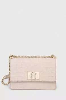 Кожаная сумка 1927 года. Furla, бежевый