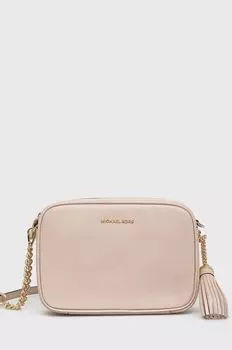Кожаная сумка 32F7GGNM8L MICHAEL Michael Kors, розовый