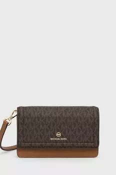 Кожаная сумка 32S1GT9C2B MICHAEL Michael Kors, коричневый