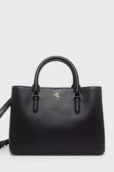 Кожаная сумка 431876725004 Lauren Ralph Lauren, черный