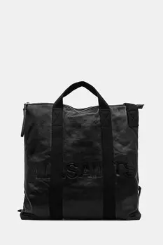 Кожаная сумка AllSaints KEI, черный