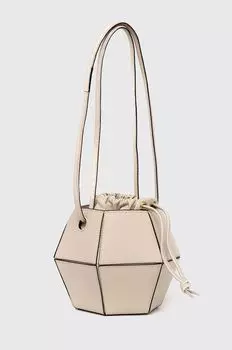 Кожаная сумка Alohas, бежевый