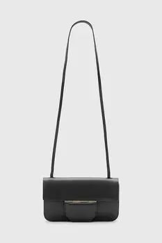 Кожаная сумка ANN Allsaints, черный