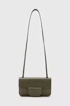 Кожаная сумка ANN Allsaints, зеленый