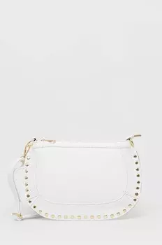 Кожаная сумка Answear Lab, белый