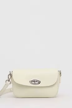 Кожаная сумка Answear Lab, бежевый