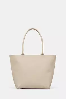 Кожаная сумка Answear.Lab, бежевый