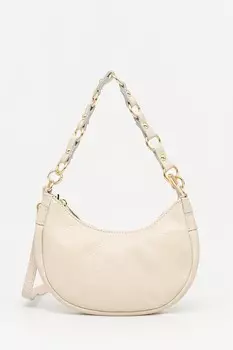 Кожаная сумка Answear.Lab, бежевый