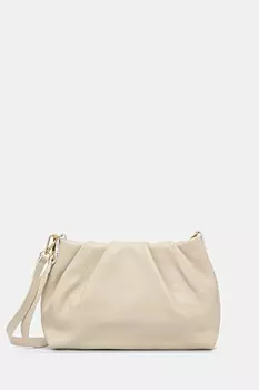 Кожаная сумка Answear.Lab, бежевый
