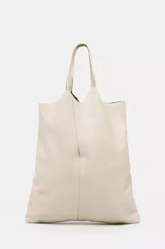 Кожаная сумка Answear.Lab, бежевый