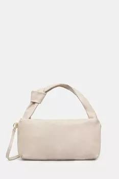 Кожаная сумка Answear.Lab, бежевый