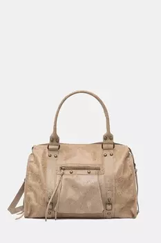 Кожаная сумка Answear.Lab, бежевый