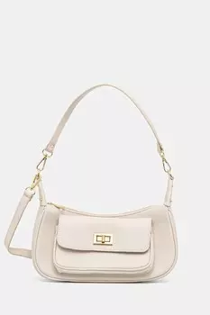 Кожаная сумка Answear.Lab, бежевый