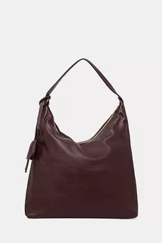 Кожаная сумка Answear.Lab, бордовый