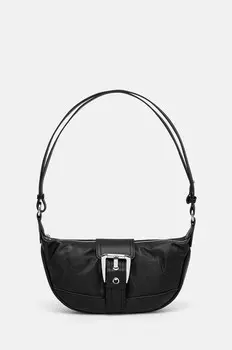 Кожаная сумка Answear Lab, черный