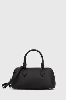 Кожаная сумка Answear Lab, черный