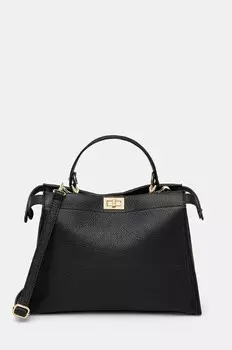 Кожаная сумка Answear Lab, черный