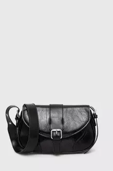 Кожаная сумка Answear Lab, черный