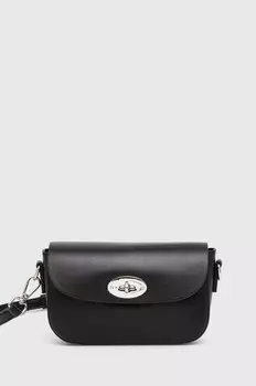 Кожаная сумка Answear Lab, черный