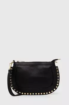 Кожаная сумка Answear Lab, черный