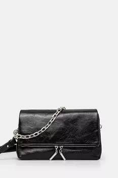 Кожаная сумка Answear.Lab, черный
