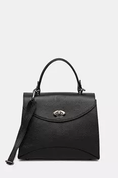 Кожаная сумка Answear.Lab, черный